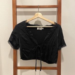 Princess Polly Front Tie Crop Top